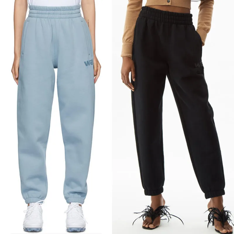 2020 Autumn and Winter Women's Cotton Plus Fleece Fleece Trousers Elastic Waist Letter Casual Sports Pants Drawstring Pants
2020 Autumn and Winter Women's Cotton Plus Fleece Fleece Trousers Elastic Waist Letter Casual Sports Pants Drawstring Pants