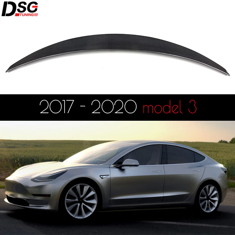3*3 3K спойлер с саржевым переплетением из углеродного волокна для Tesla Model 3 2017 + | Идеальная установка, обработка с высоким блеском, УФ-защита
3*3 3K спойлер с саржевым переплетением из углеродного волокна для Tesla Model 3 2017 + | Идеальная установка, обработка с высоким блеском, УФ-защита