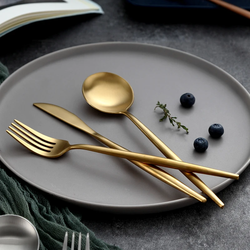 High-grade 304 stainless steel knife and fork set, European-style Western-style tableware, household steak knife, fork and spoon
High-grade 304 stainless steel knife and fork set, European-style Western-style tableware, household steak knife, fork and spoon