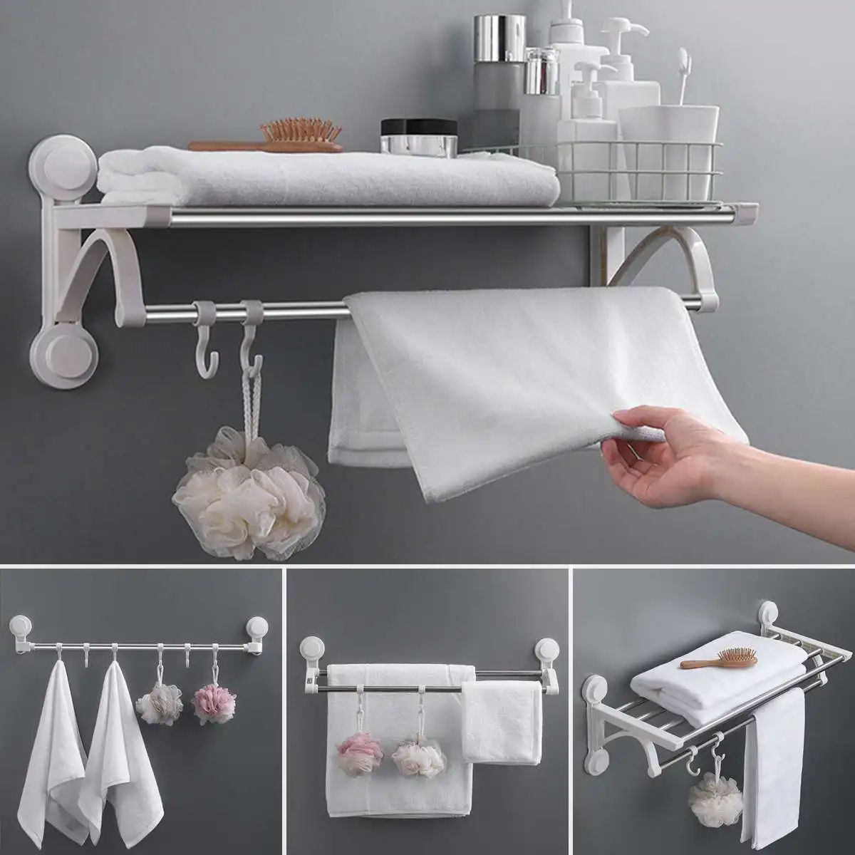 No Drilling Bathroom Kitchen Home Storage Organization Ho Hanger Clothes Hanging Rack Holder Hos for Bags Towel Shower Shelf
No Drilling Bathroom Kitchen Home Storage Organization Ho Hanger Clothes Hanging Rack Holder Hos for Bags Towel Shower Shelf