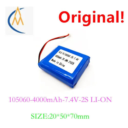 Brand new genuine 7.4v polymer lithium rechargeable battery 105060 4000mAh two string protection Bluetooth audio led tire pressu
Brand new genuine 7.4v polymer lithium rechargeable battery 105060 4000mAh two string protection Bluetooth audio led tire pressu