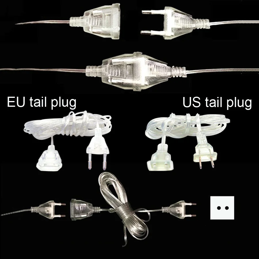2PCS Christmas Festoon Led Light Fairy Lights 10M Waterproof Holiday lighting For Fairy Christmas Tree Wedding Party Decoration