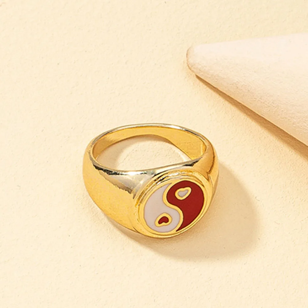 Vintage Tai Chi Heart Ring for Women Men Multi Color Femme Statement Retro Punk Hip Hop Biker Finger Party Night Club Ring Gifts
Vintage Tai Chi Heart Ring for Women Men Multi Color Femme Statement Retro Punk Hip Hop Biker Finger Party Night Club Ring Gifts