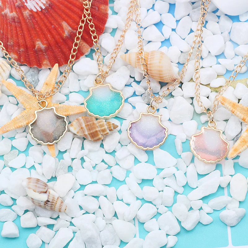 Fashion Pendant Necklaces Alloy Dripping process chain Simple Gradient Sporty Necklaces For Women Pendant Jewelry Gift
Fashion Pendant Necklaces Alloy Dripping process chain Simple Gradient Sporty Necklaces For Women Pendant Jewelry Gift