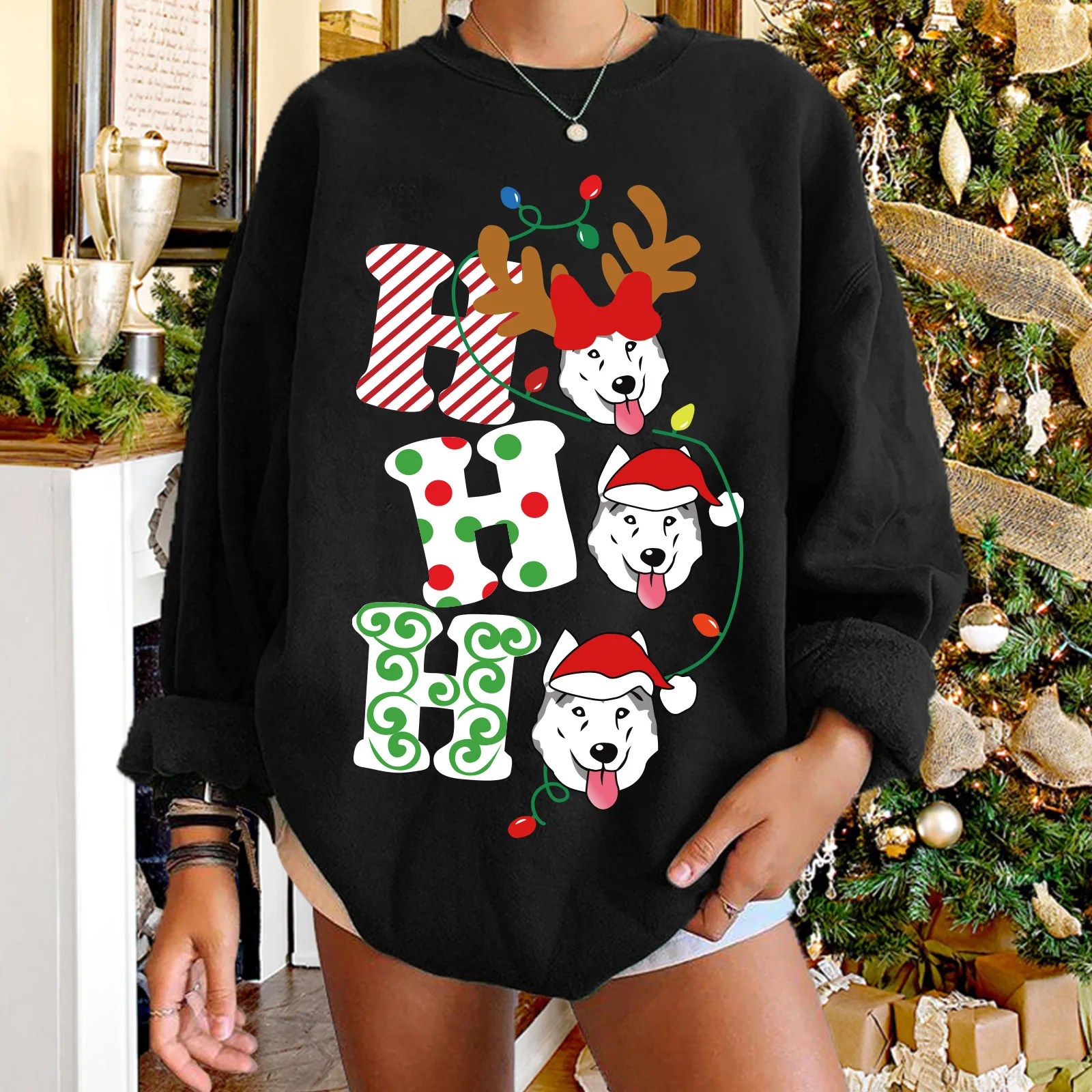 Xmas Sweaters Robe Femme Christmas Sweater Women Ladies Jumper Sweatshirts Spring Autumn Santa Claus Sweaters Print Pullovers
Xmas Sweaters Robe Femme Christmas Sweater Women Ladies Jumper Sweatshirts Spring Autumn Santa Claus Sweaters Print Pullovers