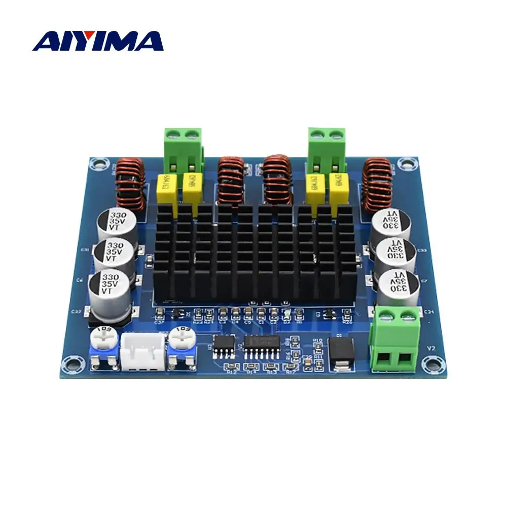 AIYIMA 2,0 TPA3116D2 цифровой усилитель мощности аудио Плата 120Wx2 HiFi стерео мини усилитель звука динамик усилитель DIY домашний кинотеатр
AIYIMA 2,0 TPA3116D2 цифровой усилитель мощности аудио Плата 120Wx2 HiFi стерео мини усилитель звука динамик усилитель DIY домашний кинотеатр