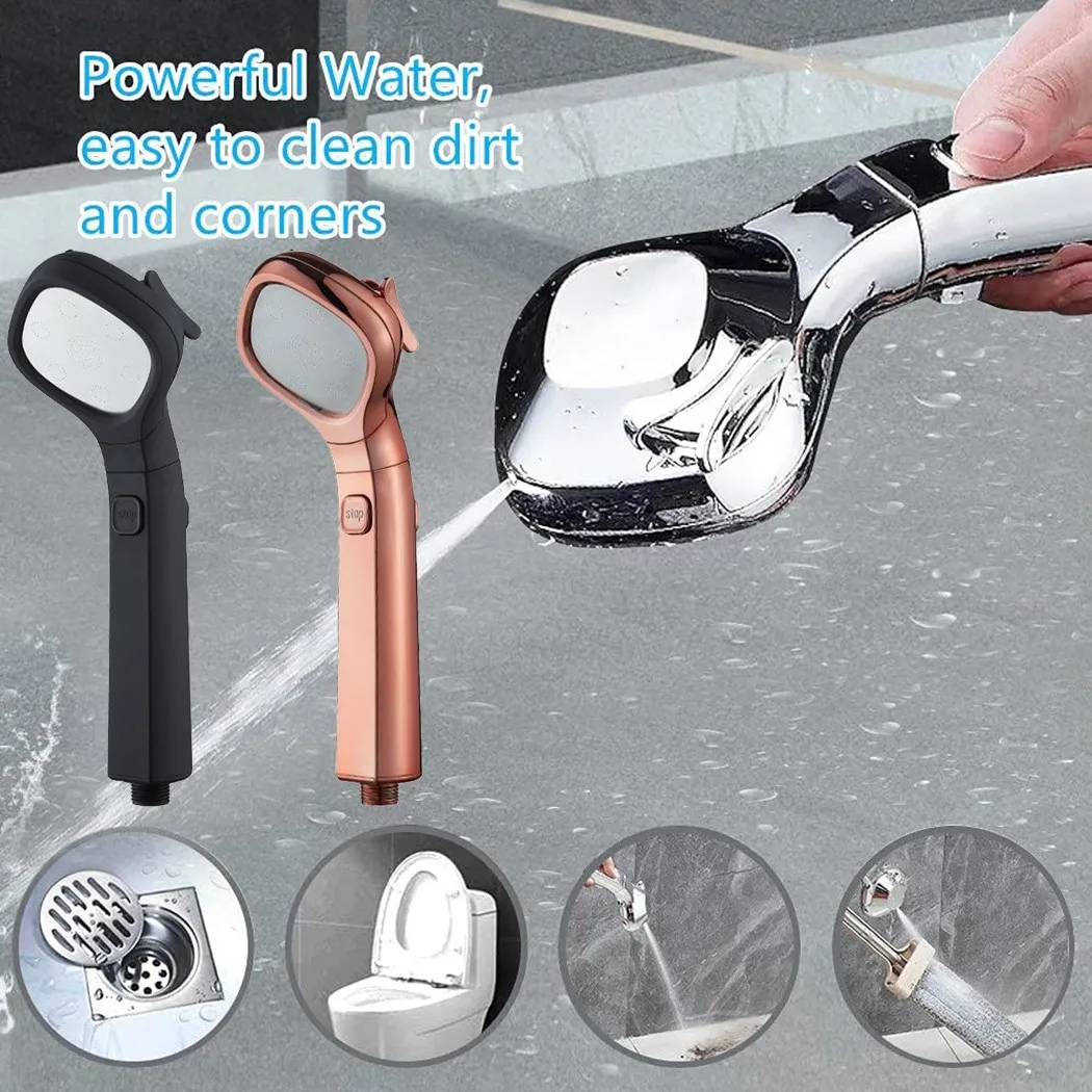 ABS 4 In 1 High Pressure Bathroom Shower Head Handheld Shower Head With ON/Off Pause Chrome Bath Head Water Saving Shower
ABS 4 In 1 High Pressure Bathroom Shower Head Handheld Shower Head With ON/Off Pause Chrome Bath Head Water Saving Shower