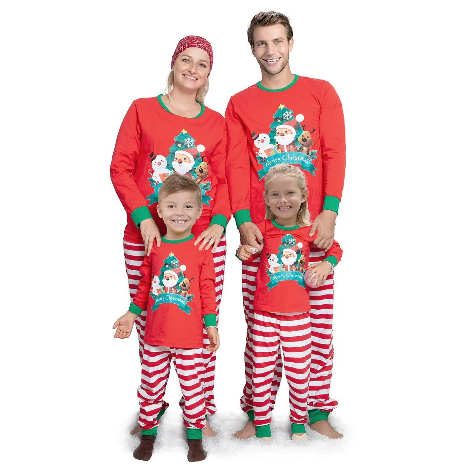 Set Of Christmas Cartoon Printed Household Clothes Pajamas For Parents And Children
Set Of Christmas Cartoon Printed Household Clothes Pajamas For Parents And Children