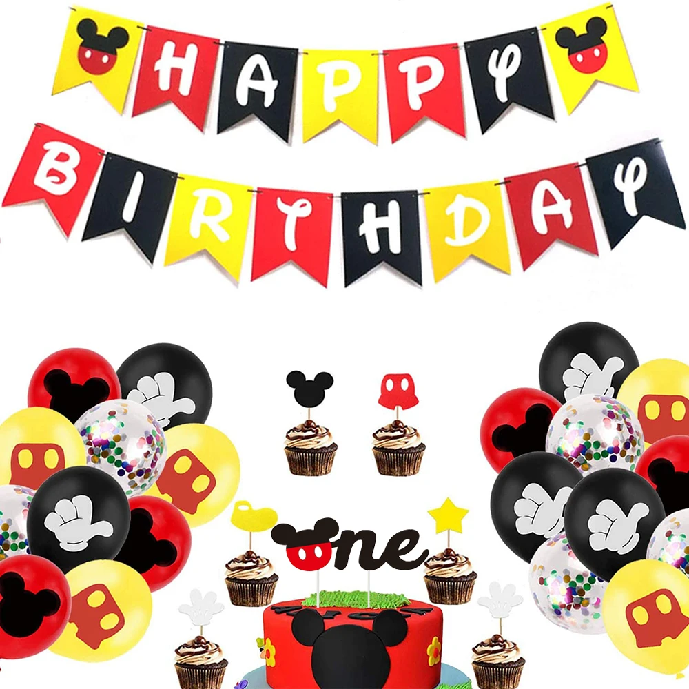 Mickey decoration anniversaire Theme Party Holiday Banner Party 8 People Disposable paper Plate Cup Cake Toppers For Kids Favor
Mickey decoration anniversaire Theme Party Holiday Banner Party 8 People Disposable paper Plate Cup Cake Toppers For Kids Favor