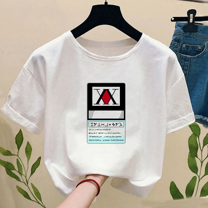2021 Summer Hunter X Hunter Hisoka Morow HxH Women T Shirt Cartoon Tshirt Harajuku 90s Female Short Sleeve T-shirt Clothes
2021 Summer Hunter X Hunter Hisoka Morow HxH Women T Shirt Cartoon Tshirt Harajuku 90s Female Short Sleeve T-shirt Clothes