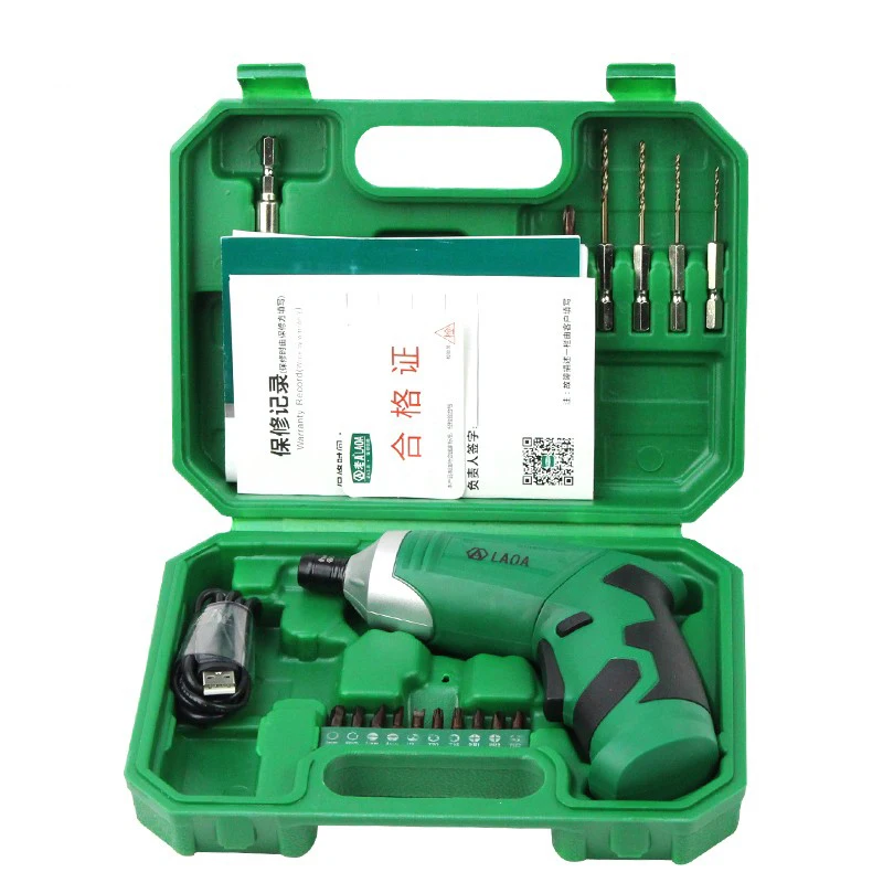 LAOA 3.6V Portable Electric Screwdriver Chargeable Battery Electric Drill 19 In 1 Cordless Drill DIY Power tools
LAOA 3.6V Portable Electric Screwdriver Chargeable Battery Electric Drill 19 In 1 Cordless Drill DIY Power tools