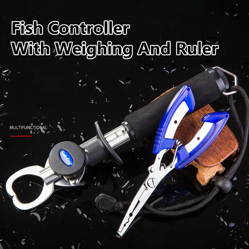 Multifunctional Fishing Tool Fish Controller With Ruler And Weighing Stainless Steel Luya Fish Controller Big Fish Clamp Gear
Multifunctional Fishing Tool Fish Controller With Ruler And Weighing Stainless Steel Luya Fish Controller Big Fish Clamp Gear