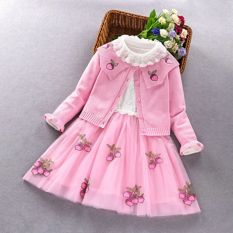2020 Autumn Kids Dresses for Girls Knitted Sweaters Dress + Jacket 2Pcs Kids Suits Outfits Princess Girl Dress Children Clothing
2020 Autumn Kids Dresses for Girls Knitted Sweaters Dress + Jacket 2Pcs Kids Suits Outfits Princess Girl Dress Children Clothing