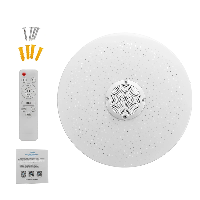 120W Modern LED Smart Ceiling Light WiFi/APP Intelligent Control bluetooth Music Light RGB Dimming Home Bedroom Ceiling Lamp
120W Modern LED Smart Ceiling Light WiFi/APP Intelligent Control bluetooth Music Light RGB Dimming Home Bedroom Ceiling Lamp