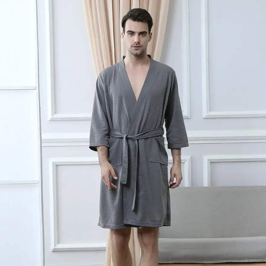 Men Sleepwear Casual Robe Gown Kimono BathrobeSeven sleeves Nightgown Loose Home Clothes Male Nightwear
Men Sleepwear Casual Robe Gown Kimono BathrobeSeven sleeves Nightgown Loose Home Clothes Male Nightwear