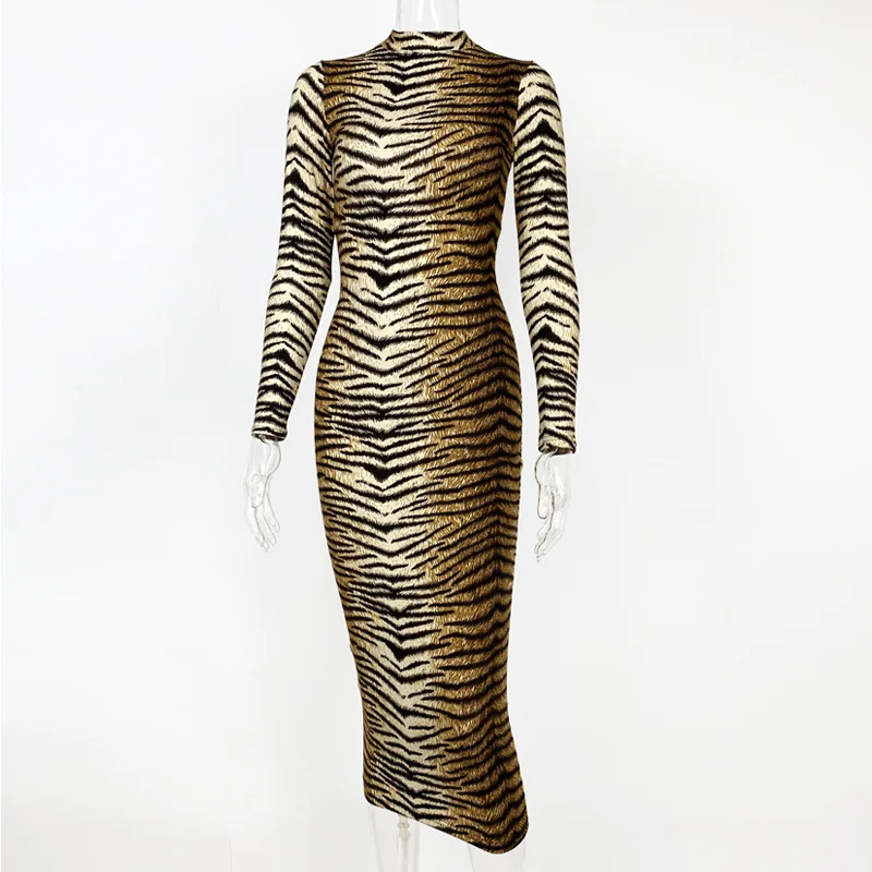 2021 Leopard Bodycon Women Dress Long Sleeve Party Night Club Sexy Autumn Winter Tiger Midi Dresses
2021 Leopard Bodycon Women Dress Long Sleeve Party Night Club Sexy Autumn Winter Tiger Midi Dresses