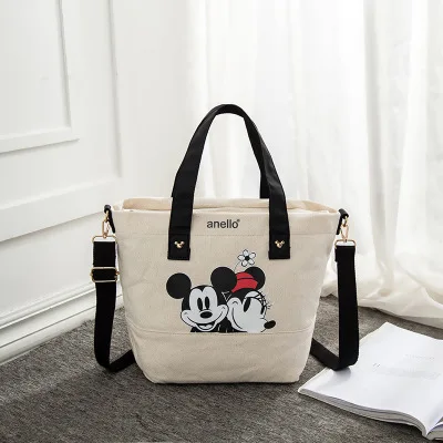 Disney Mickey Mouse Lady Canvas Crossbody Shoulder Bag Cartoon Fashion Minnie Handbag Large Capacity Shopping + Book Bag
Disney Mickey Mouse Lady Canvas Crossbody Shoulder Bag Cartoon Fashion Minnie Handbag Large Capacity Shopping + Book Bag