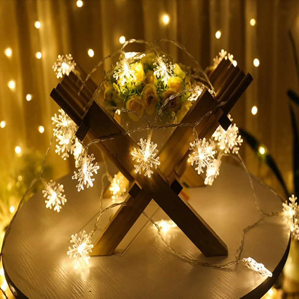 6M 40LEDs String Lights Battery Powered Snowflakes Decorative Christmas Tree Outdoor Wedding Garden Party Decor Lighting
6M 40LEDs String Lights Battery Powered Snowflakes Decorative Christmas Tree Outdoor Wedding Garden Party Decor Lighting
