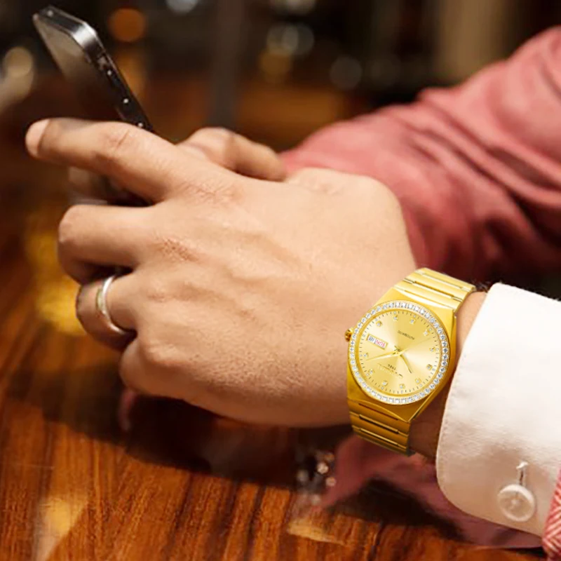 Relogio Masculino CARNIVAL Brand Gold Watch Men Fashion Luxury Waterproof Military Automatic Mechanical Wrist Watch Reloj Hombre 
Relogio Masculino CARNIVAL Brand Gold Watch Men Fashion Luxury Waterproof Military Automatic Mechanical Wrist Watch Reloj Hombre