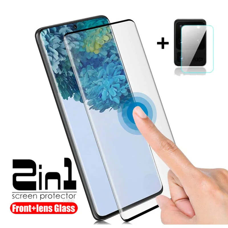 2 IN 1 Tempered Glas Screen Protector For Samsung Galaxy S20Ultra Protective Glass On For Samsung S20 Ultra S 20 Plus S10 S10E
2 IN 1 Tempered Glas Screen Protector For Samsung Galaxy S20Ultra Protective Glass On For Samsung S20 Ultra S 20 Plus S10 S10E