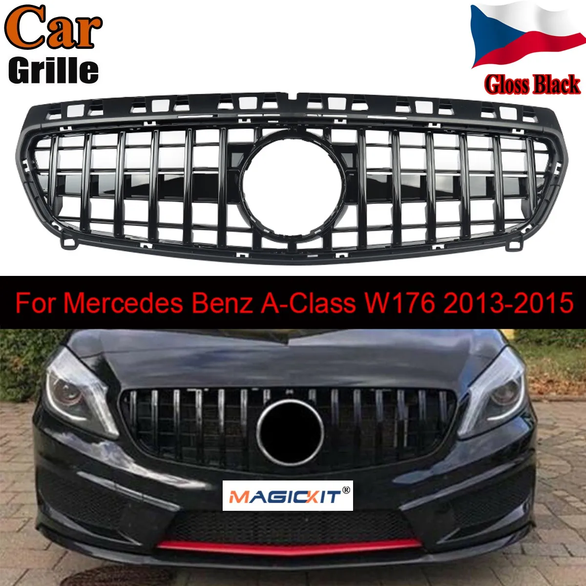 MagicKit GT Panamericana Look Grille For Mercedes A Class W176 A45 A160 A180 A200 A220
MagicKit GT Panamericana Look Grille For Mercedes A Class W176 A45 A160 A180 A200 A220