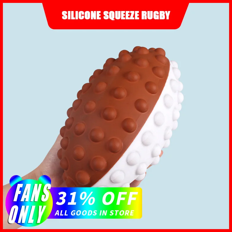 2022 New Colour Silicone Rugby Colour Squeeze Bubble Toy Children's Outdoor Sport Silica Gel American Football Beach Volleyball 
2022 New Colour Silicone Rugby Colour Squeeze Bubble Toy Children's Outdoor Sport Silica Gel American Football Beach Volleyball