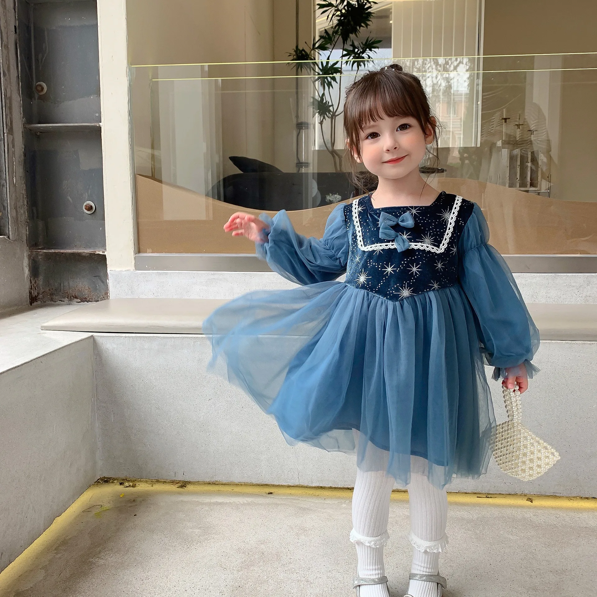 Dress Full Sleeve Knee Length Pullover A-line Solid Regular Cotton New Fashion Simple Sweet Spring Autumn Children Girls
Dress Full Sleeve Knee Length Pullover A-line Solid Regular Cotton New Fashion Simple Sweet Spring Autumn Children Girls