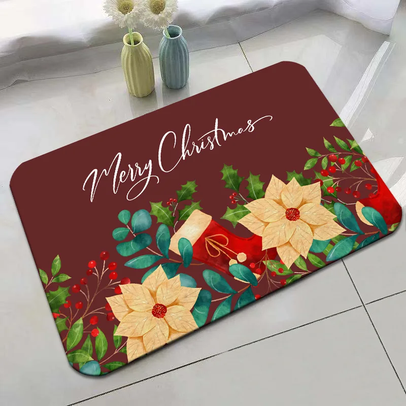 New Year Theme Entrance Doormat Christmas Home Decoration Floor Mat Red Festive Door Mats Cartoon Santa Claus Washable Floormat
New Year Theme Entrance Doormat Christmas Home Decoration Floor Mat Red Festive Door Mats Cartoon Santa Claus Washable Floormat