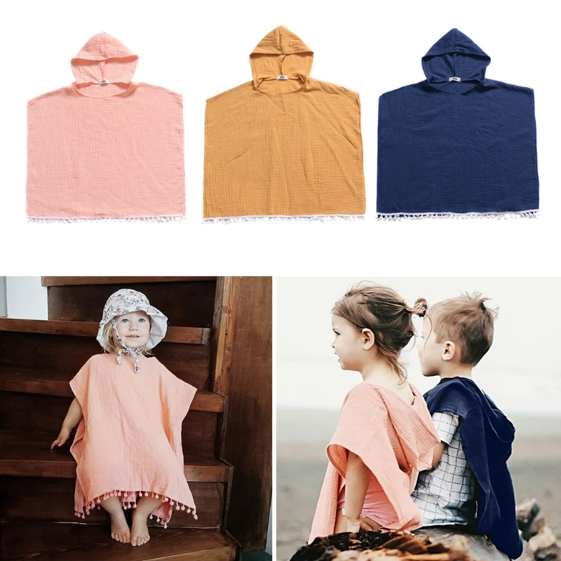 Baby Kids Hooded Cape Sleeveless Cloak Poncho Outwear Beach Swimwear Coverup Bath Robe Towel Wrap for Boys Kids Children
Baby Kids Hooded Cape Sleeveless Cloak Poncho Outwear Beach Swimwear Coverup Bath Robe Towel Wrap for Boys Kids Children