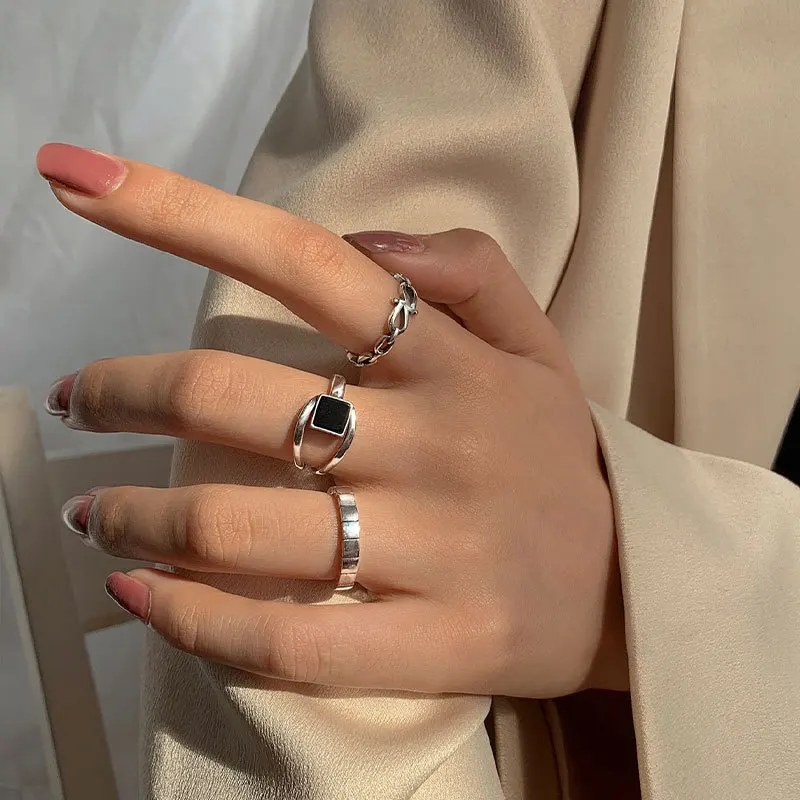Sterling ring korean style vintage adjustable rings for women cool punk accessories christmas jewelry dropshipping
Sterling ring korean style vintage adjustable rings for women cool punk accessories christmas jewelry dropshipping