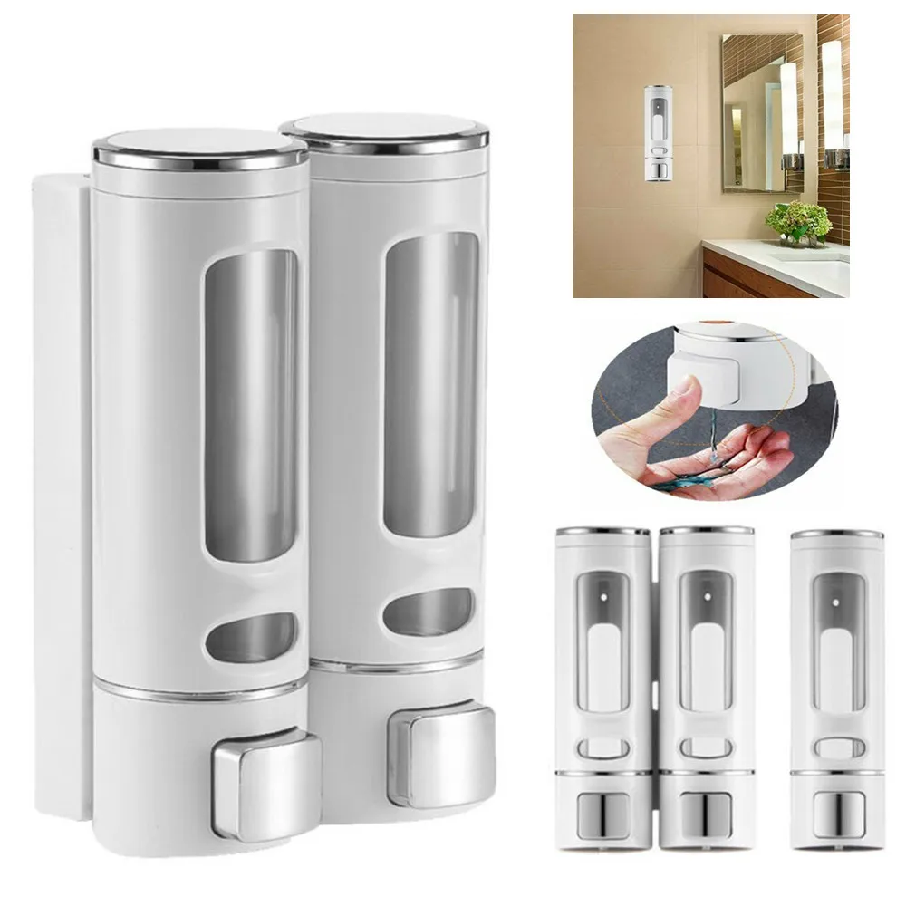 JUSHFO Liquid Soap Dispenser Wall Mounted For Kitchen Plastic 400ml Shower Gel Detergent Shampoo Bottle Hotel Home Accessories
JUSHFO Liquid Soap Dispenser Wall Mounted For Kitchen Plastic 400ml Shower Gel Detergent Shampoo Bottle Hotel Home Accessories