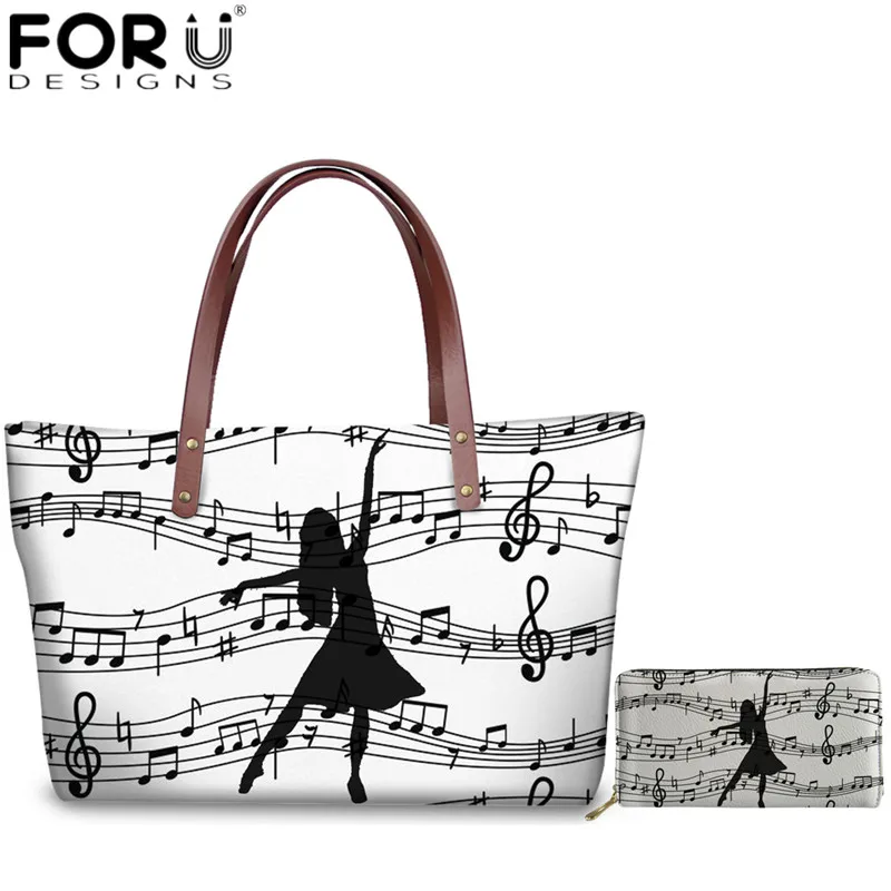 FORUDESIGNS Ballet Melody Pattern Women Shoulder Bags Music Notes Handbags for Youth Girls Daily Tote Bag Travel Shopping Purses
FORUDESIGNS Ballet Melody Pattern Women Shoulder Bags Music Notes Handbags for Youth Girls Daily Tote Bag Travel Shopping Purses