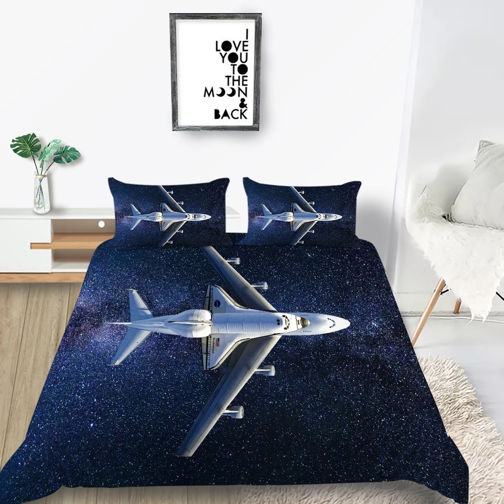 Space Shuttle Bedding Set Galaxy Fantasy Fashionable Duvet Cover 3D King Queen Twin Full Single Double Unique Design Bed Set
Space Shuttle Bedding Set Galaxy Fantasy Fashionable Duvet Cover 3D King Queen Twin Full Single Double Unique Design Bed Set