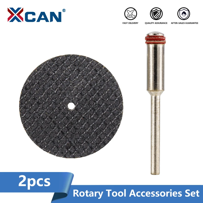 XCAN Metal Cut Off Disc 2pcs Resin Cut Off Wheel Disc with Mandrel Circular Saw Blade Mini Cutting Disc for Dremel Rotary Tools
XCAN Metal Cut Off Disc 2pcs Resin Cut Off Wheel Disc with Mandrel Circular Saw Blade Mini Cutting Disc for Dremel Rotary Tools