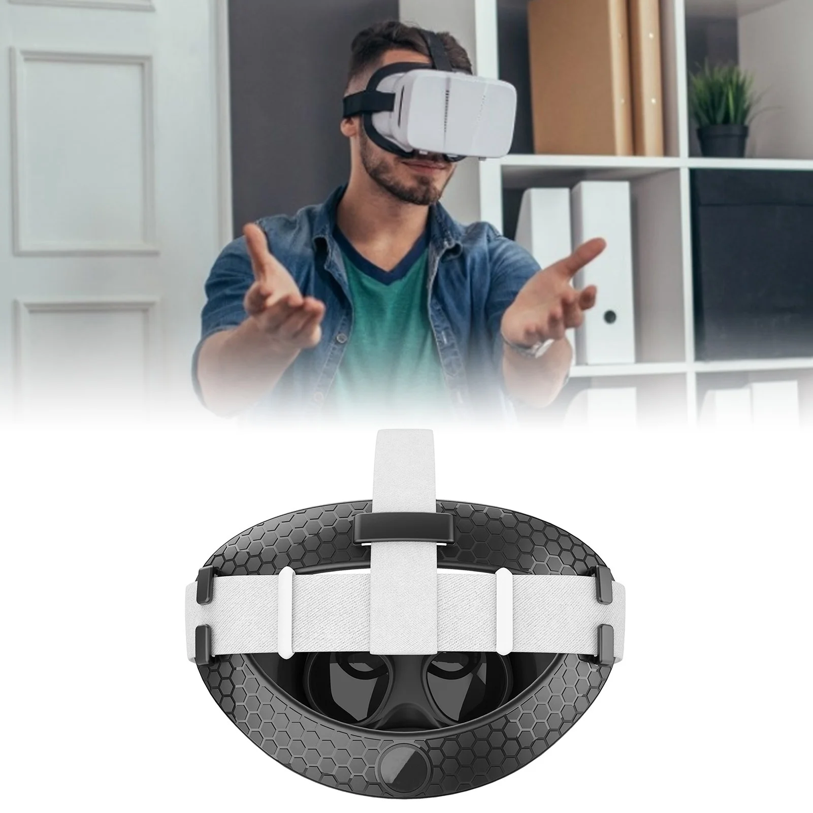 For Oculus Quest 2 Headband Cushion Removable Professional VR Headsets Pad TPU Pressure-relieving Fixing Frame For Quest2 2021
For Oculus Quest 2 Headband Cushion Removable Professional VR Headsets Pad TPU Pressure-relieving Fixing Frame For Quest2 2021