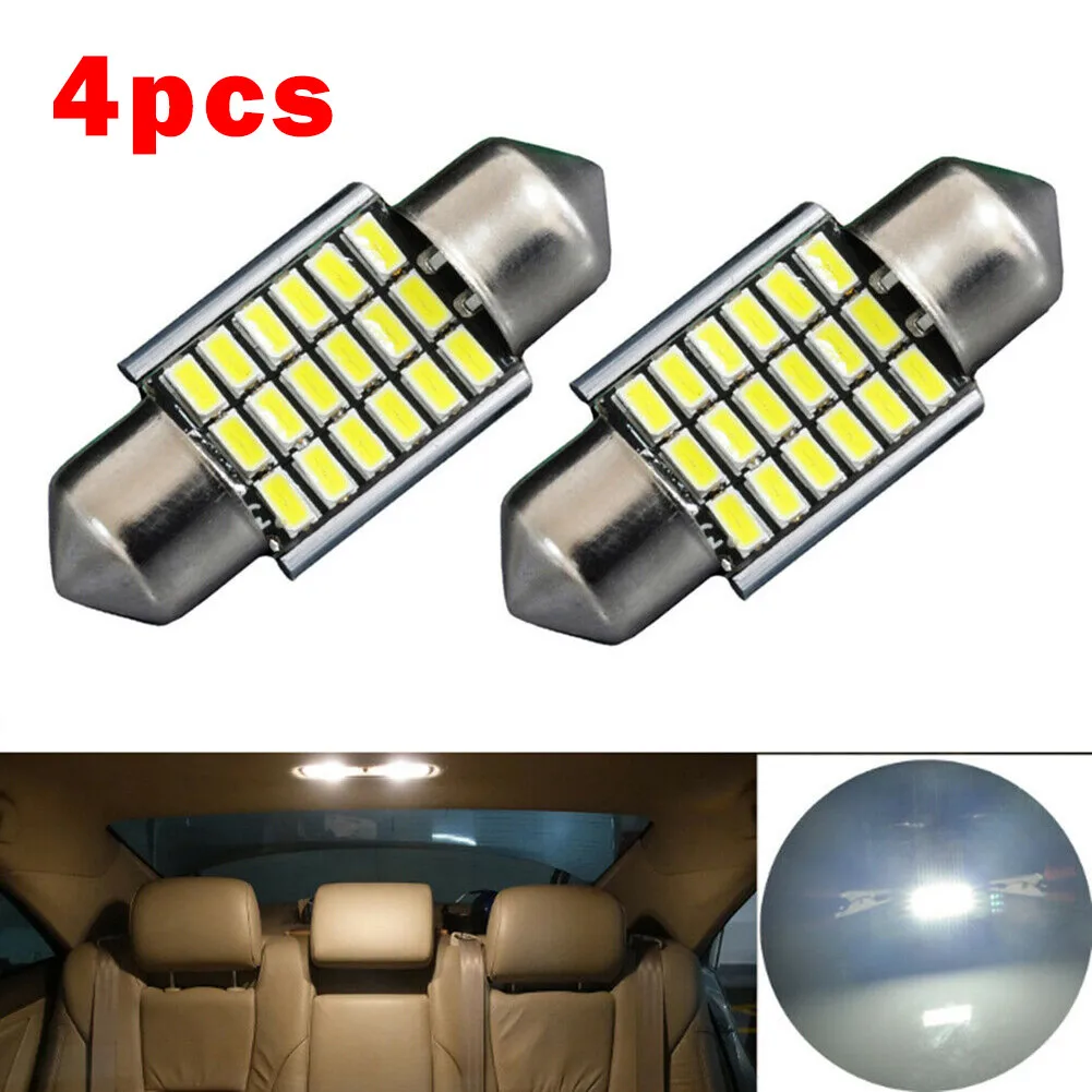 4 шт. белые автомобильные 3014 SMD 18 LED 31 мм потолочное освещение Sofitte Внутреннее освещение 12 в 6000K автомобильные лампы для номерного знака
4 шт. белые автомобильные 3014 SMD 18 LED 31 мм потолочное освещение Sofitte Внутреннее освещение 12 в 6000K автомобильные лампы для номерного знака