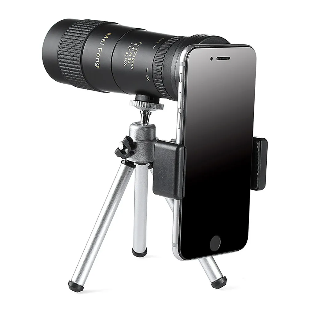 8-40x40 Monocular Telescope Compact Retractable Zoom Waterproof Bak4 Professional Hd Ed Glass With Tripod Phone Clip #T2G
8-40x40 Monocular Telescope Compact Retractable Zoom Waterproof Bak4 Professional Hd Ed Glass With Tripod Phone Clip #T2G