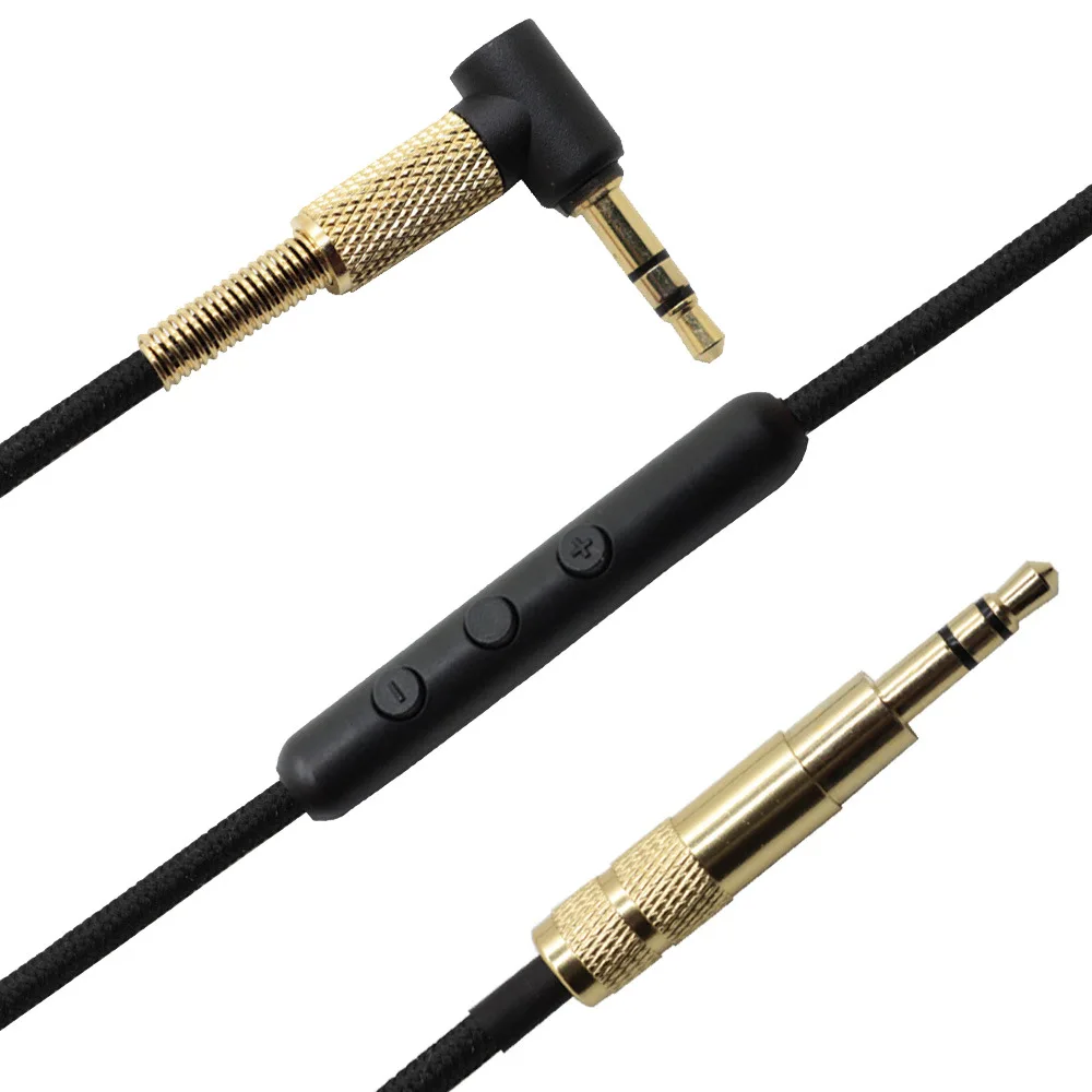 

3.5mm audio cable with wheat 3.5mm to 3.5mm headphone cable head wearing SHP9500 headphone cable B & O H6 H8 cable