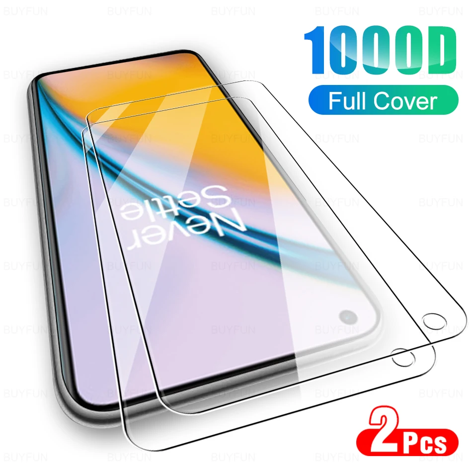 

2PCS Clear Tempered Glass For OnePlus Nord 2 5G Protective Glass For 1+Nord2 5G One Plus Nord CE N10 N200 5G N100 Screen HD Film