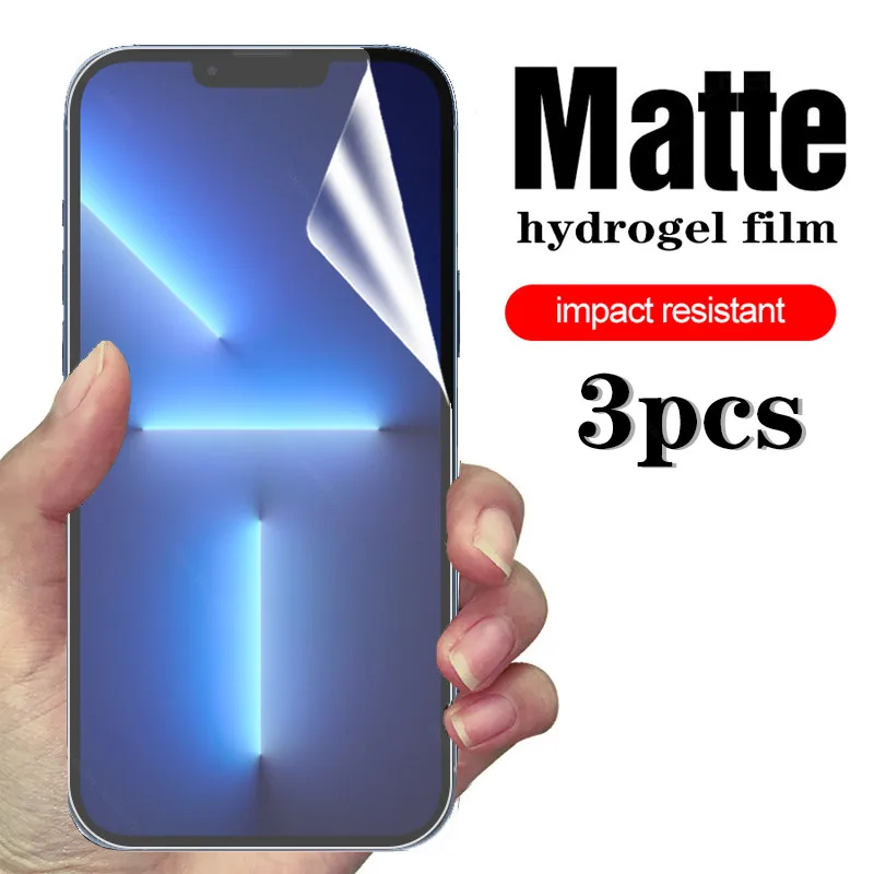 

Матовая Гидрогелевая пленка для iphone 13 pro max iphone13 mini 13promax, защита экрана 13 Mini 13 pro Max, задняя пленка, не закаленное стекло