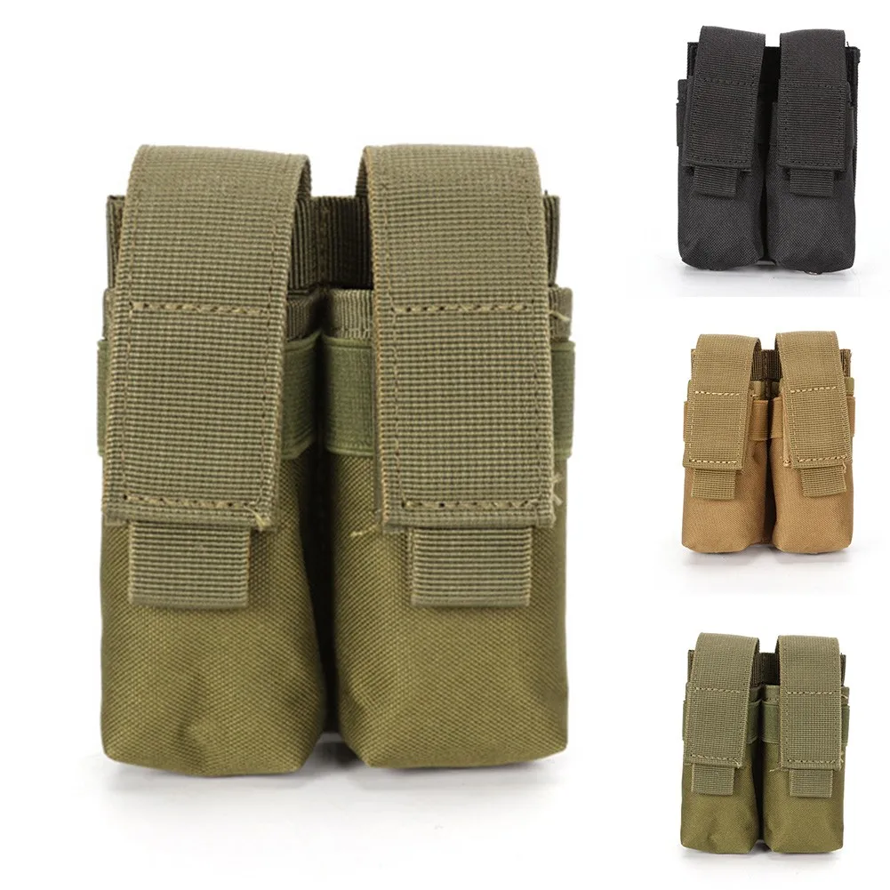Outdoor Hunting Dual Pistol Holster Molle Vest Accessories Bag Flashlights Multi-tools Mag Pouch Nylon Camping Magazine Pouch
Outdoor Hunting Dual Pistol Holster Molle Vest Accessories Bag Flashlights Multi-tools Mag Pouch Nylon Camping Magazine Pouch