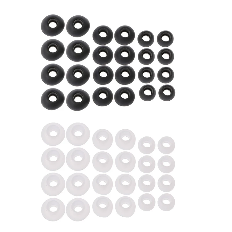 12 Pairs(S/M/L) Soft Black Silicone Replacement Eartips Earbuds Cushions Ear pads Covers For Earphone Headphone
12 Pairs(S/M/L) Soft Black Silicone Replacement Eartips Earbuds Cushions Ear pads Covers For Earphone Headphone