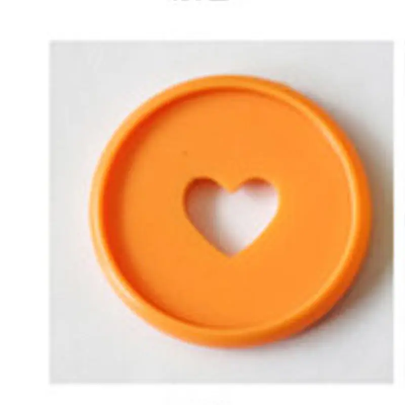 30PCS 35mm Colorful Heart Binder Rings Mushroom Hole Loose Leaf Ring Round Binding Plastic Disc Buckle Hoop DIY Notebook | Канцтовары