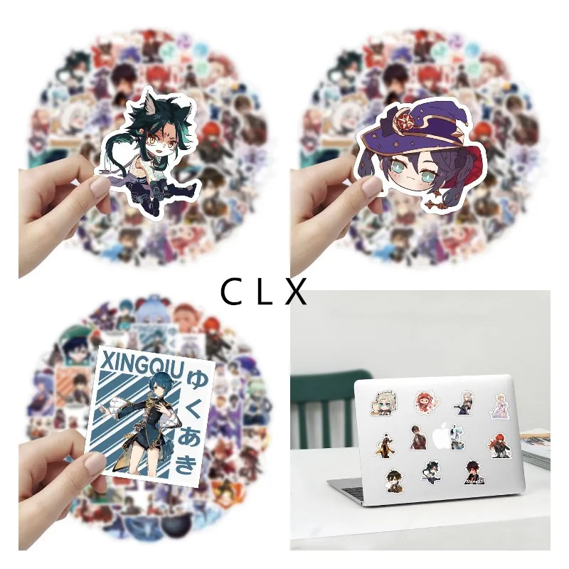50pcs Genshin Impact Waterproof Stickerscosplay Xiao Keqing Venti Zhongli Diluc Suitcase Water Cup Waterproof Graffiti Paper
50pcs Genshin Impact Waterproof Stickerscosplay Xiao Keqing Venti Zhongli Diluc Suitcase Water Cup Waterproof Graffiti Paper