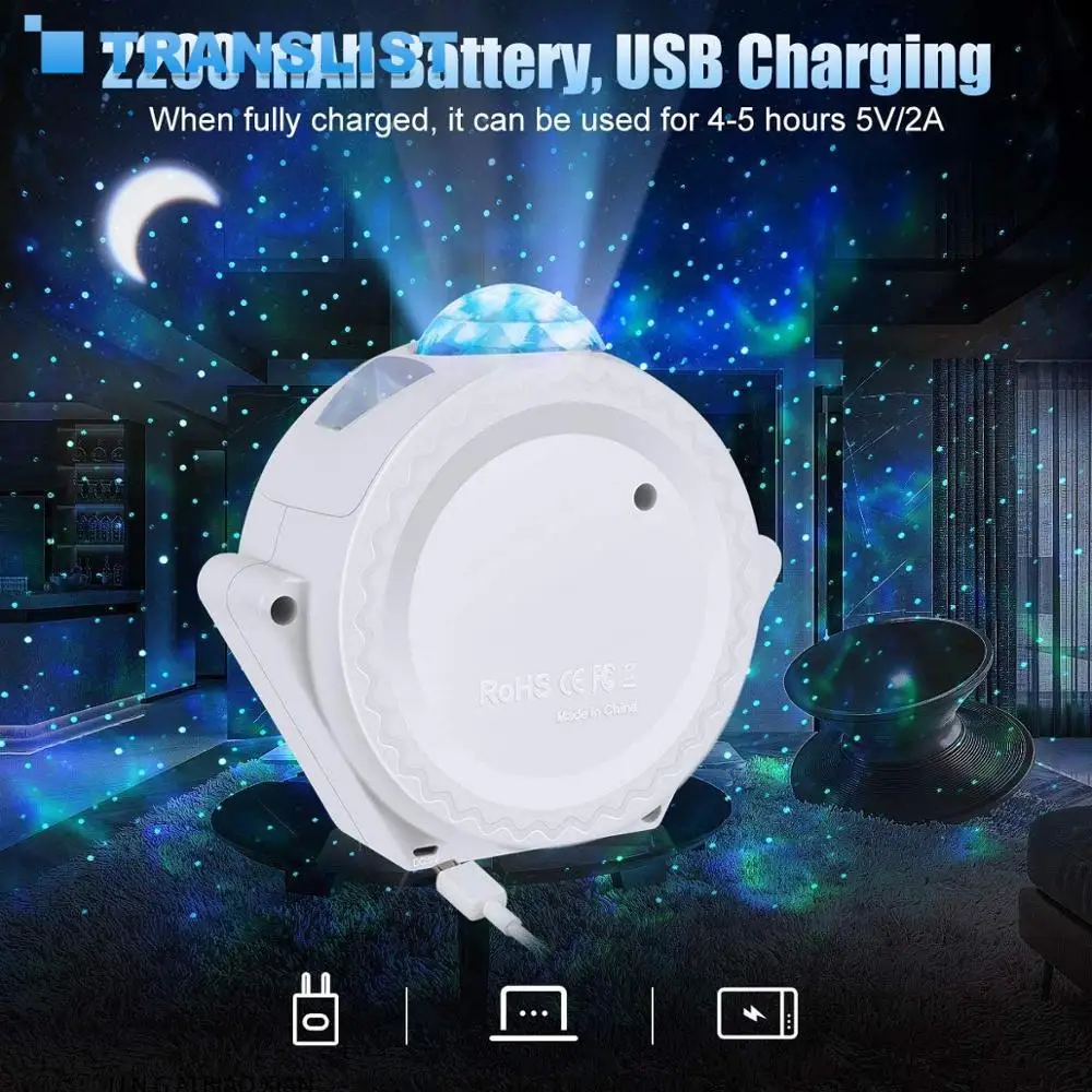 New Sky Projector 6 Colors Ocean Waving Light LED Cloud Night Lamp 360 Degree Rotation for Kids Children Gift
New Sky Projector 6 Colors Ocean Waving Light LED Cloud Night Lamp 360 Degree Rotation for Kids Children Gift