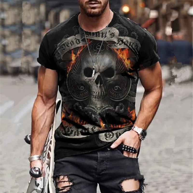 Men's Oversized Vintage Short Sleeve T Shirts 2022 Summer New 3d Flame Skull Print Tshirt Fashion Gym Casual Men Black Tees Tops
Men's Oversized Vintage Short Sleeve T Shirts 2022 Summer New 3d Flame Skull Print Tshirt Fashion Gym Casual Men Black Tees Tops