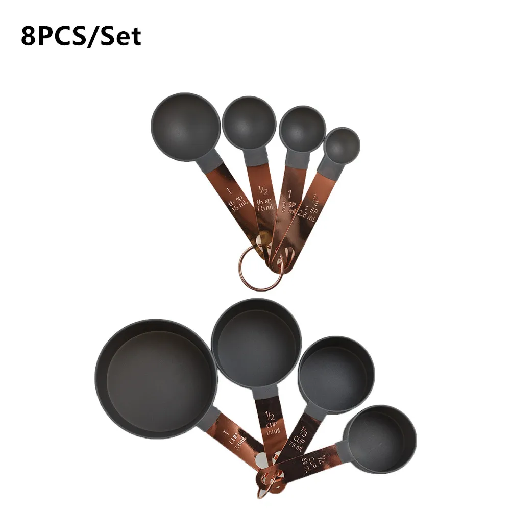 8Pcs/Set Stainless Steel Handles PP Measuring Spoons Sets Kitchen Baking Cooking Gadget 1 1/2 1/3 1/4 Cup Coffee Measuring Tools
8Pcs/Set Stainless Steel Handles PP Measuring Spoons Sets Kitchen Baking Cooking Gadget 1 1/2 1/3 1/4 Cup Coffee Measuring Tools