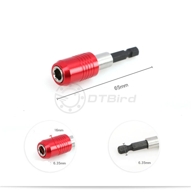 Регулируемый 1/4 ''шестигранный хвостовик Магнитный Тип длинная отвертка