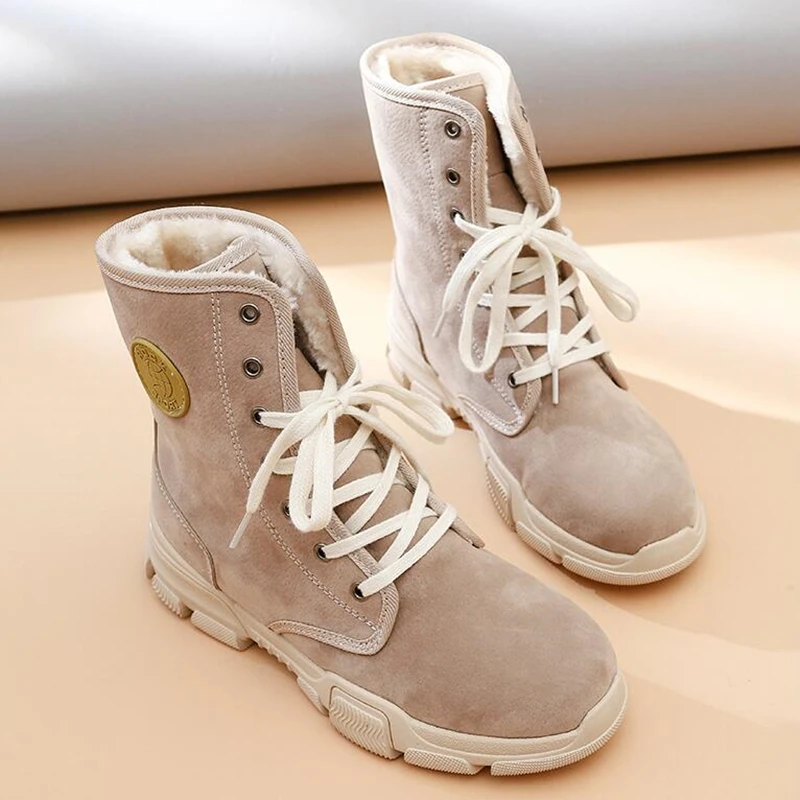 Autumn winter ladies warm Martin boots 2019 new round head fashion plush lace-up cotton shoes casual comfortable snow shoes
Autumn winter ladies warm Martin boots 2019 new round head fashion plush lace-up cotton shoes casual comfortable snow shoes