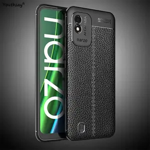 For Realme Narzo 50i Cover Case For Realme Narzo 50i 50A Cover Funda
Shockproof TPU Soft Leather Phone Case For Realme Narzo 50i